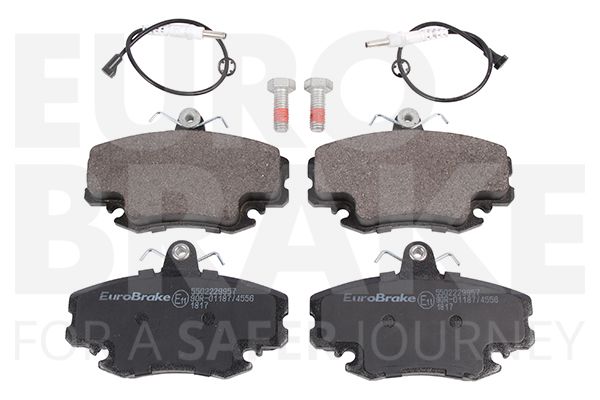 Комплект тормозных колодок, дисковый тормоз EUROBRAKE 5502229957