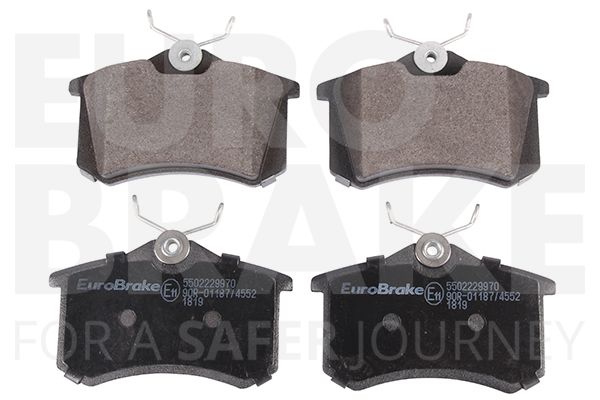Комплект тормозных колодок, дисковый тормоз EUROBRAKE 5502229970
