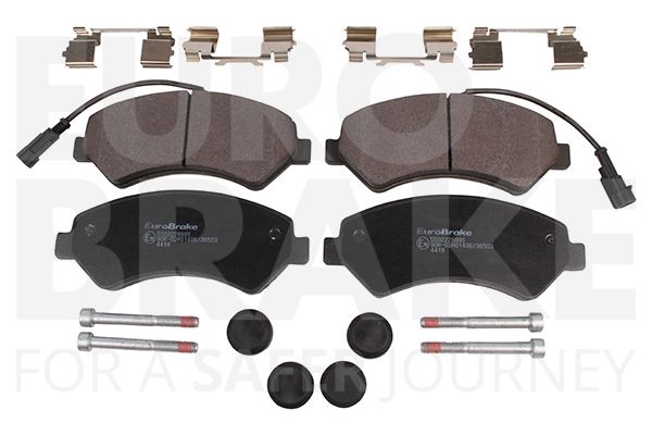 Комплект тормозных колодок, дисковый тормоз EUROBRAKE 5502229995