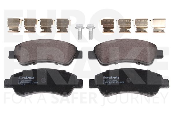 Комплект тормозных колодок, дисковый тормоз EUROBRAKE 5502229996