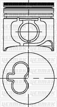 Поршень YENMAK 3103684000