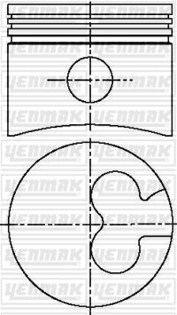 Поршень YENMAK 3103777020