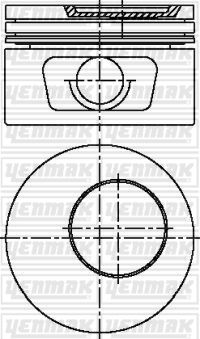 Поршень YENMAK 3103804000