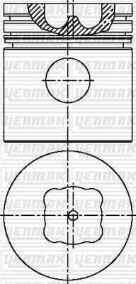 Поршень YENMAK 3103850000