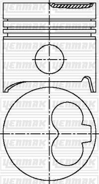 Поршень YENMAK 3103906000