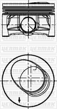 Поршень YENMAK 3103959000