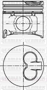 Поршень YENMAK 3103985050
