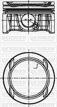 Поршень YENMAK 3104195000