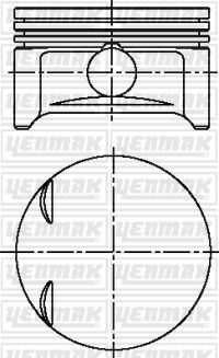Поршень YENMAK 3104213000