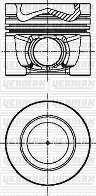 Поршень YENMAK 3104341050