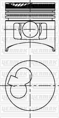 Поршень YENMAK 3104442050