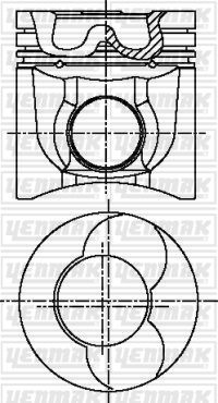 Поршень YENMAK 3104460000