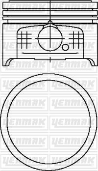 Поршень YENMAK 3104500000