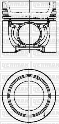 Поршень YENMAK 3104586050