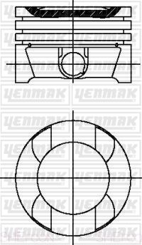 Поршень YENMAK 3104597000
