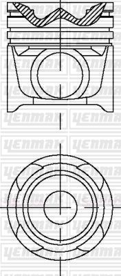 Поршень YENMAK 3104666000