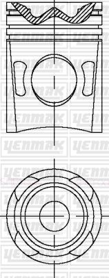 Поршень YENMAK 3104667000