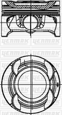 Поршень YENMAK 3104766050