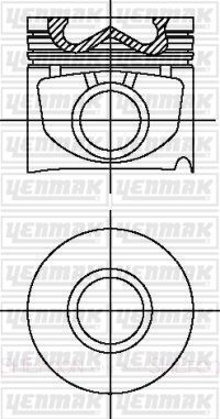 Поршень YENMAK 3104827000