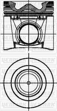 Поршень YENMAK 3104836000