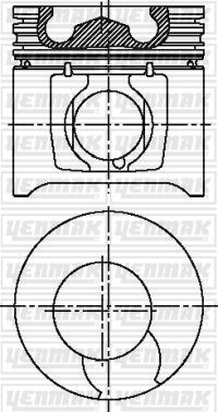 Поршень YENMAK 3104865000