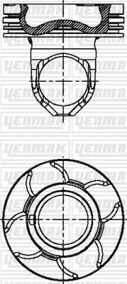 Поршень YENMAK 3104936000