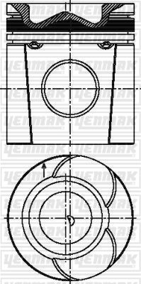Поршень YENMAK 3104944000