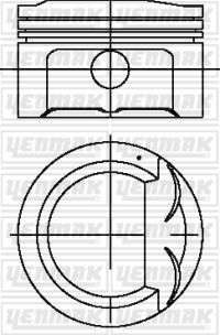Поршень YENMAK 3604478050