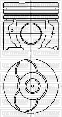 Поршень YENMAK 3804789000