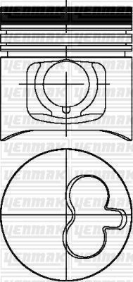Поршень YENMAK 3903686000
