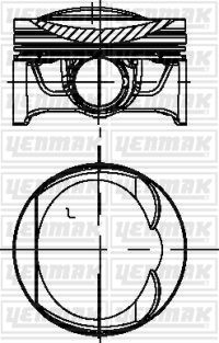 Поршень YENMAK 3904295000