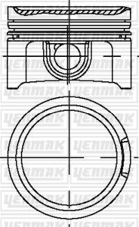 Поршень YENMAK 3904329000