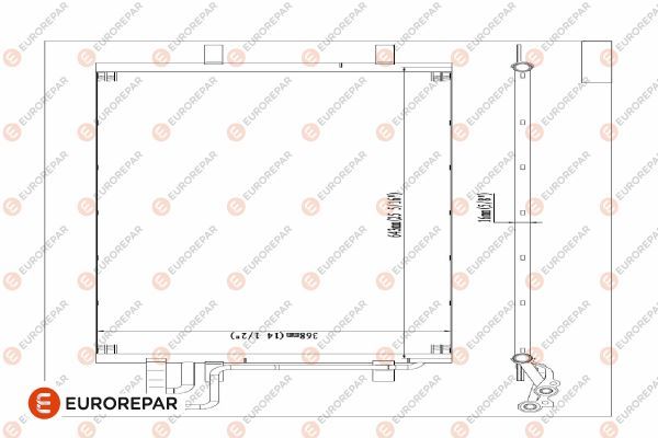 Конденсатор, кондиционер EUROREPAR 1610159980