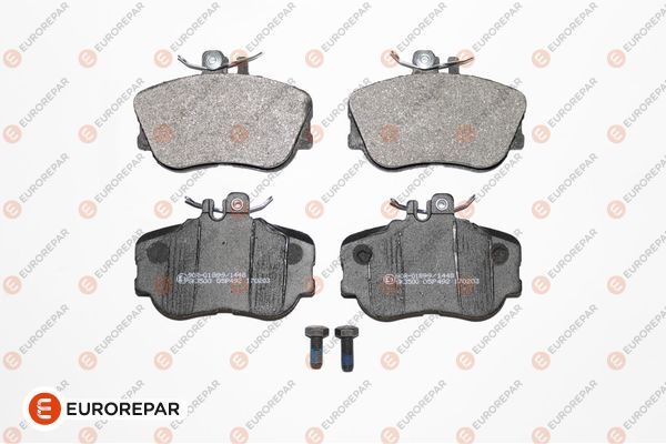 Комплект тормозных колодок, дисковый тормоз EUROREPAR 1617252580