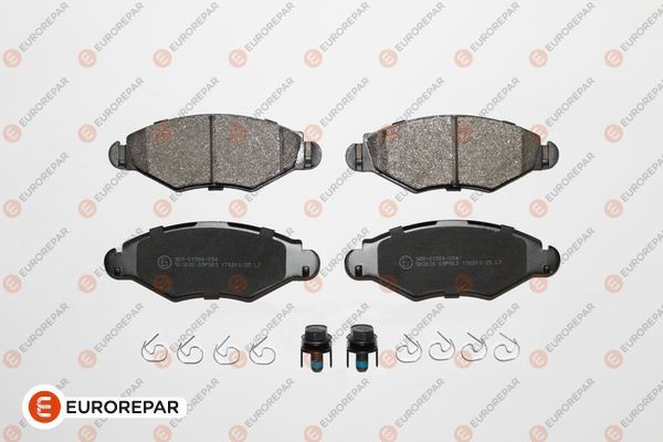 Комплект тормозных колодок, дисковый тормоз EUROREPAR 1617254880