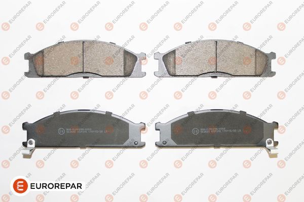 Комплект тормозных колодок, дисковый тормоз EUROREPAR 1617265880