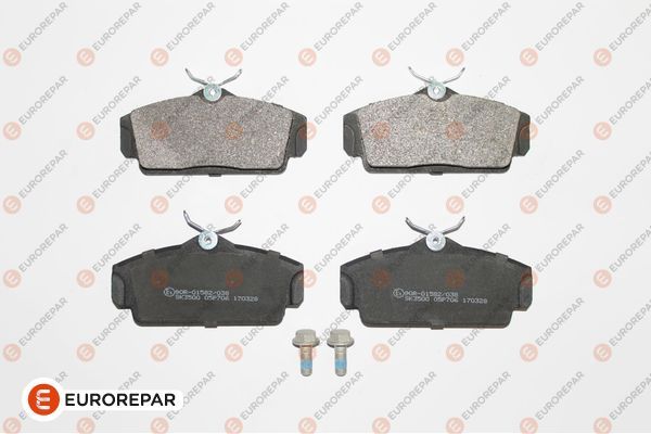 Комплект тормозных колодок, дисковый тормоз EUROREPAR 1617266480