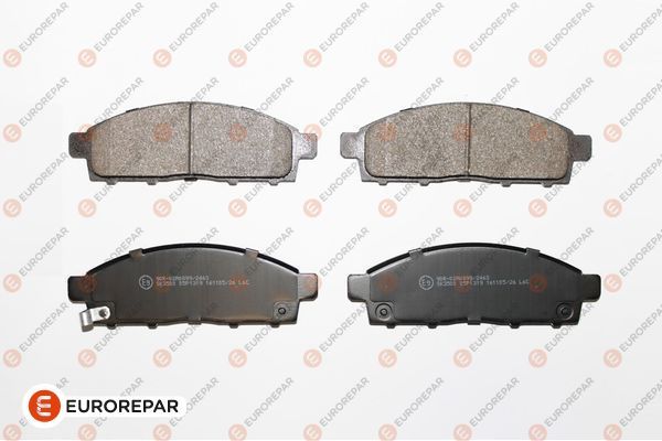 Комплект тормозных колодок, дисковый тормоз EUROREPAR 1617285380