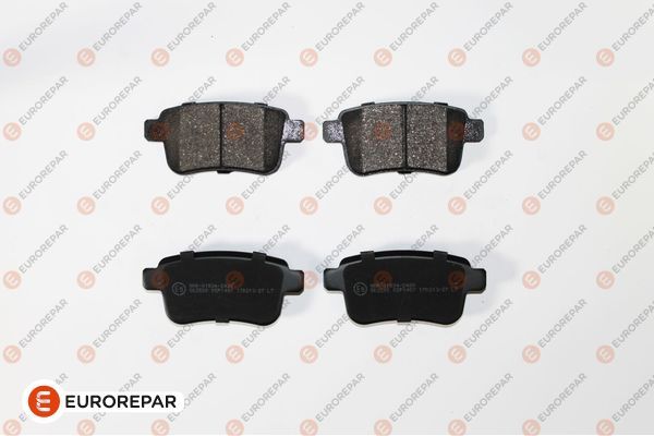 Комплект тормозных колодок, дисковый тормоз EUROREPAR 1617285980