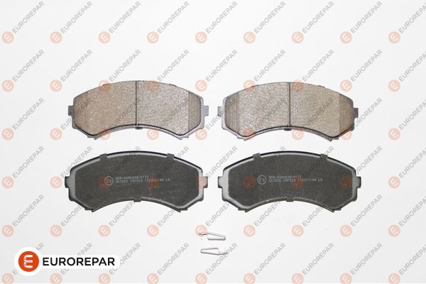 Комплект тормозных колодок, дисковый тормоз EUROREPAR 1617286180