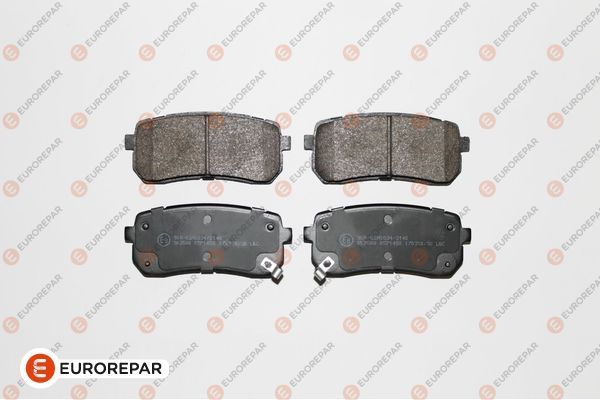 Комплект тормозных колодок, дисковый тормоз EUROREPAR 1617286980