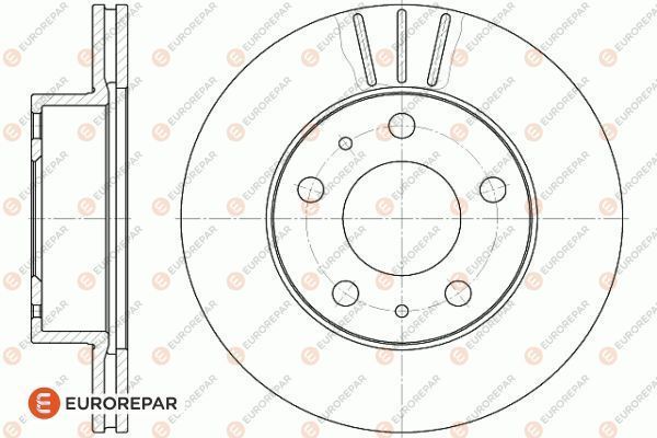 Тормозной диск EUROREPAR 1618863880