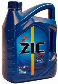 ZIC X5 5W-30 6 л. ZIC 172621