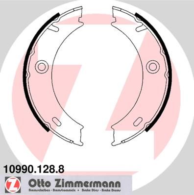 Комплект тормозных колодок, стояночная тормозная система ZIMMERMANN 109901288