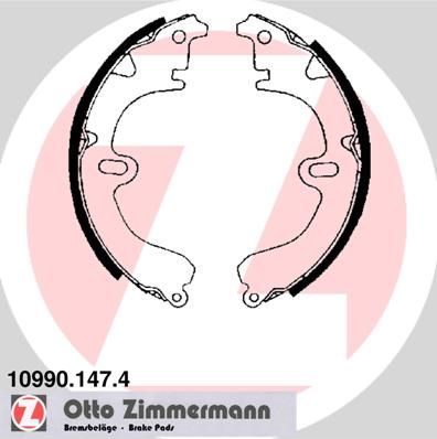 Комплект тормозных колодок ZIMMERMANN 109901474