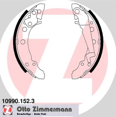 Комплект тормозных колодок ZIMMERMANN 109901523