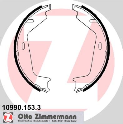Комплект тормозных колодок, стояночная тормозная система ZIMMERMANN 109901533