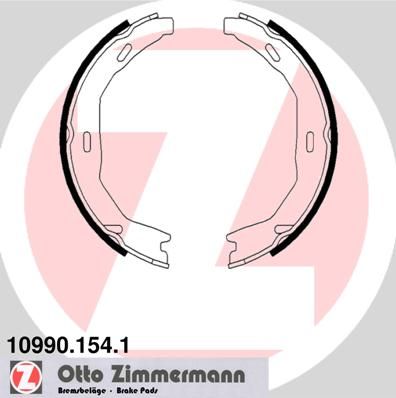 Комплект тормозных колодок, стояночная тормозная система ZIMMERMANN 109901541