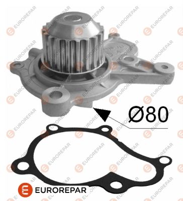 Водяной насос, охлаждение двигателя EUROREPAR 1635178780