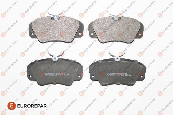 Комплект тормозных колодок, дисковый тормоз EUROREPAR 1639382780